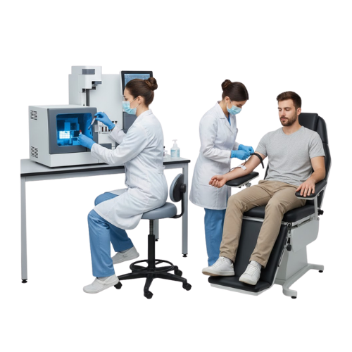 laboratorio y toma de muestras en DFW